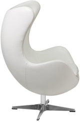 Cruz White Accent Chair