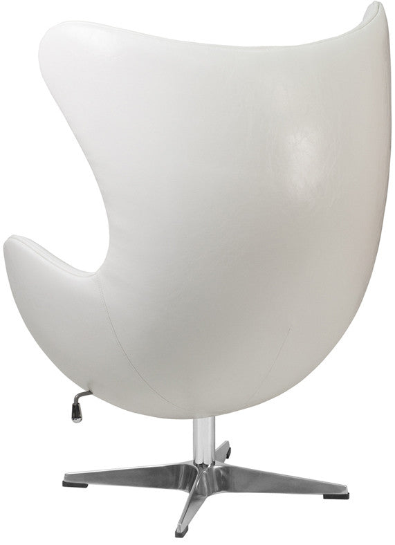 Cruz White Accent Chair