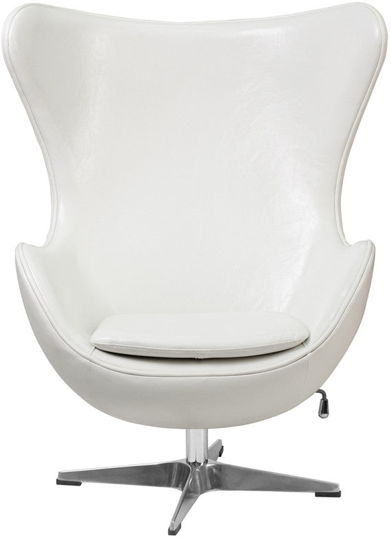 Cruz White Accent Chair