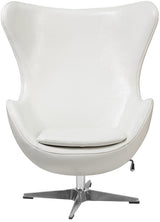 Cruz White Accent Chair