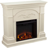 Cullen White Fireplace