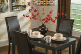 ALFREDO Brown 3 Piece Dining Set