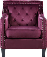 DAHLIA Grape 30" Wide Accent Chair