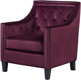 DAHLIA Grape 30" Wide Accent Chair