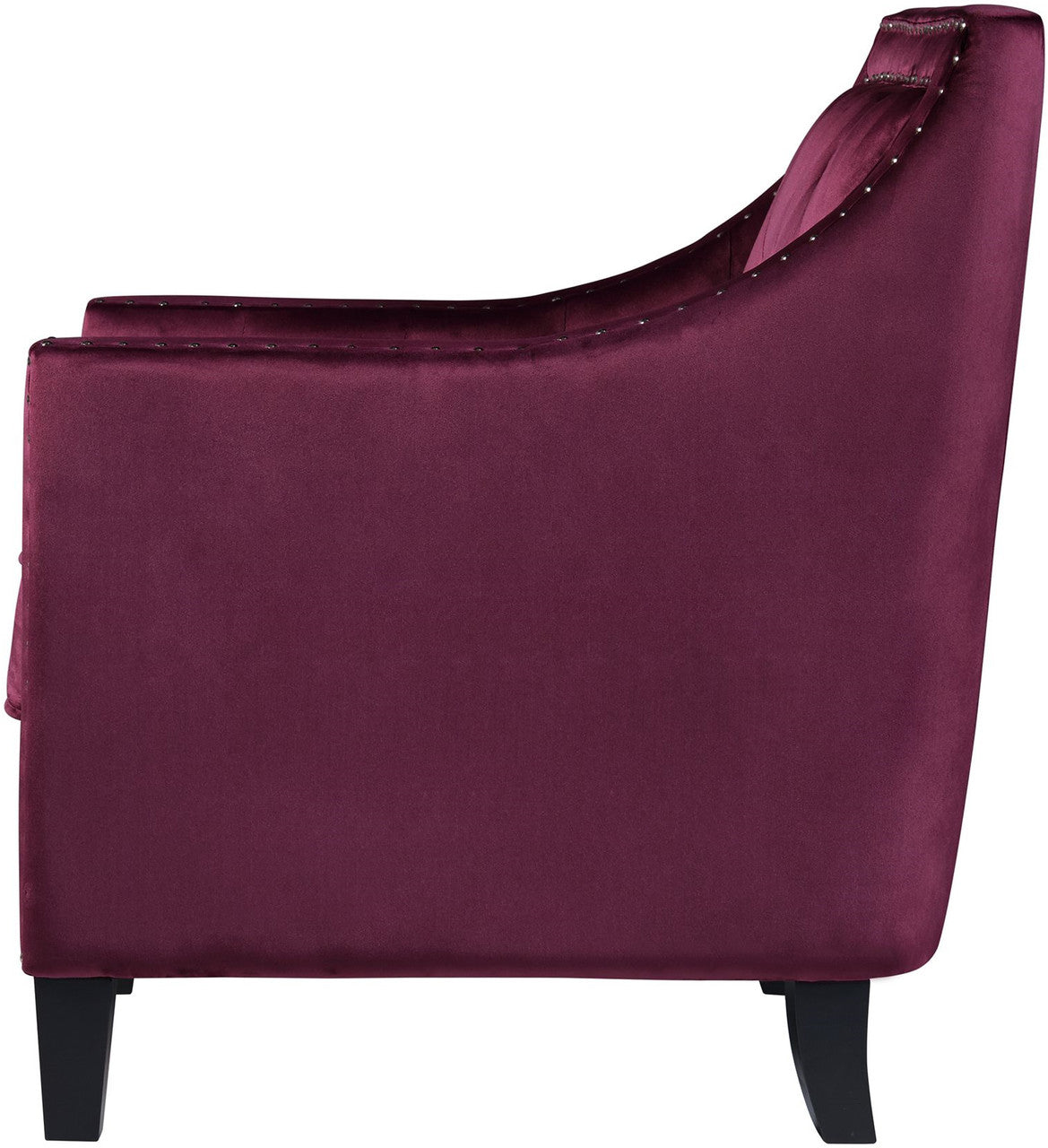 DAHLIA Grape 30" Wide Accent Chair
