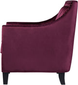 DAHLIA Grape 30" Wide Accent Chair