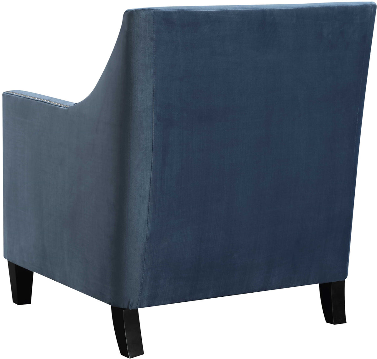 DAHLIA Marine Blue Fabric 30" Wide Accent Chair