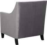 DAHLIA Gunmetal Fabric 30" Wide Accent Chair