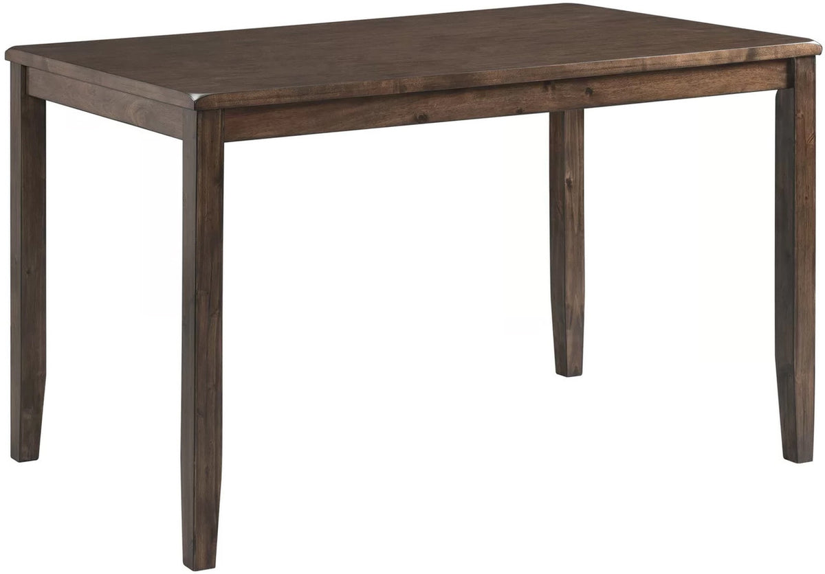 DAMIAN Brown 7 Piece Counter Dining Set