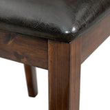 DAMIAN Brown 18" Wide Dining Chair