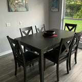 DAMIAN Gray 7 Piece Dining Set
