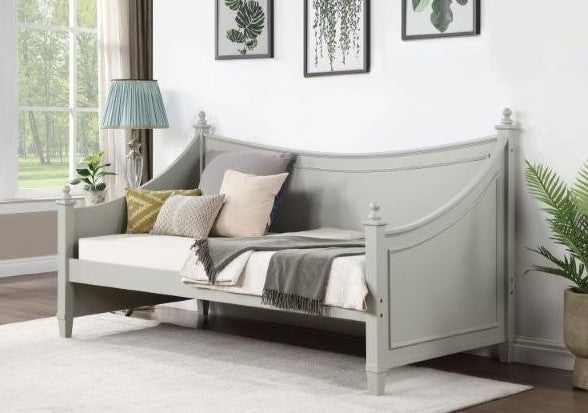 DARIEL Wood Light Gray Daybed