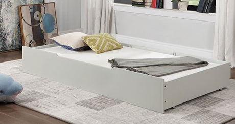 DARIEL Wood Light Gray Daybed with Underbed Storage/Trundle