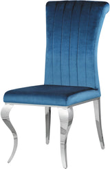 DARLA Teal Blue 19" Wide Dining Chair