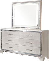 SAMMIE Gray Velvet Storage Bedroom Set