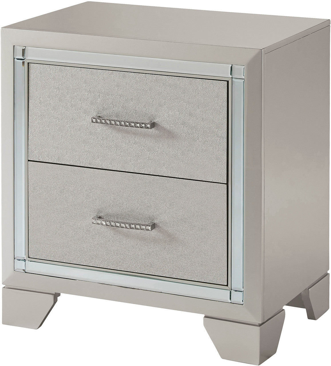 SAMMIE Pink Velvet Storage Bedroom Set