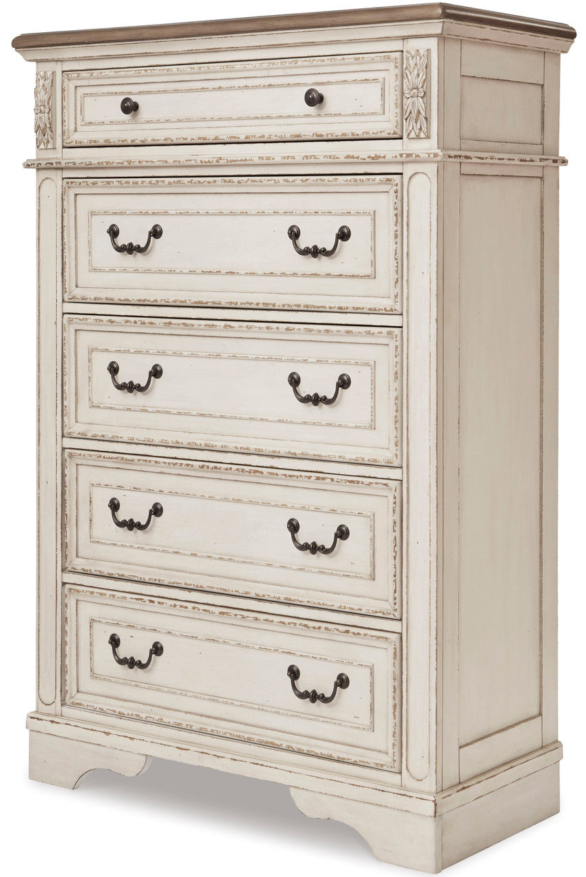 DELREY White Bedroom Set with Bench Storage Bed