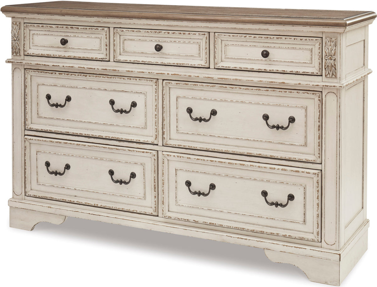 DELREY White 64" Wide Dresser