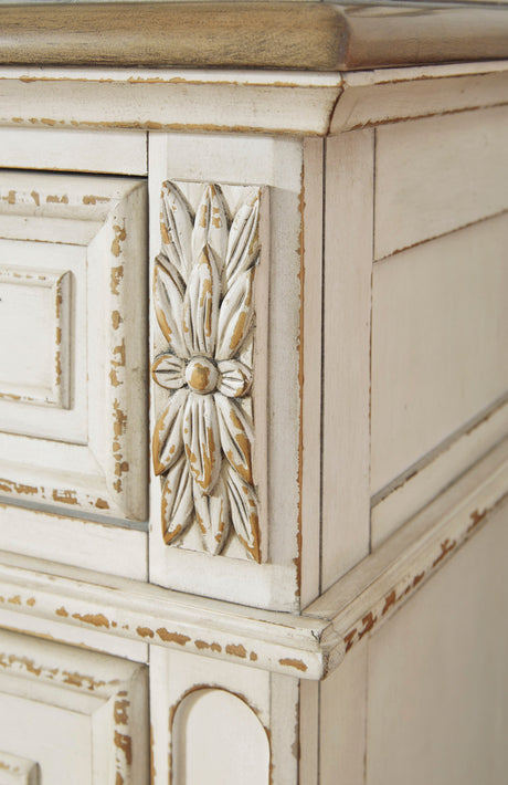 DELREY White 64" Wide Dresser