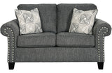 DONTELLE Gray Sofa & Loveseat