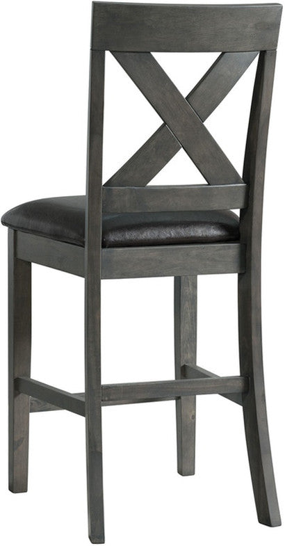 DAMIAN Gray 7 Piece Counter Height Set