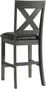 DAMIAN Gray 7 Piece Counter Height Set