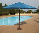 Dan Blue Outdoor Med Umbrella with Base