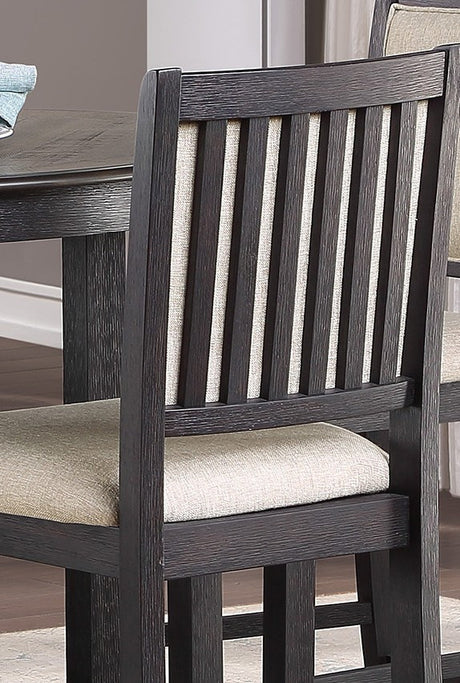 REKNA Black Counter Chair