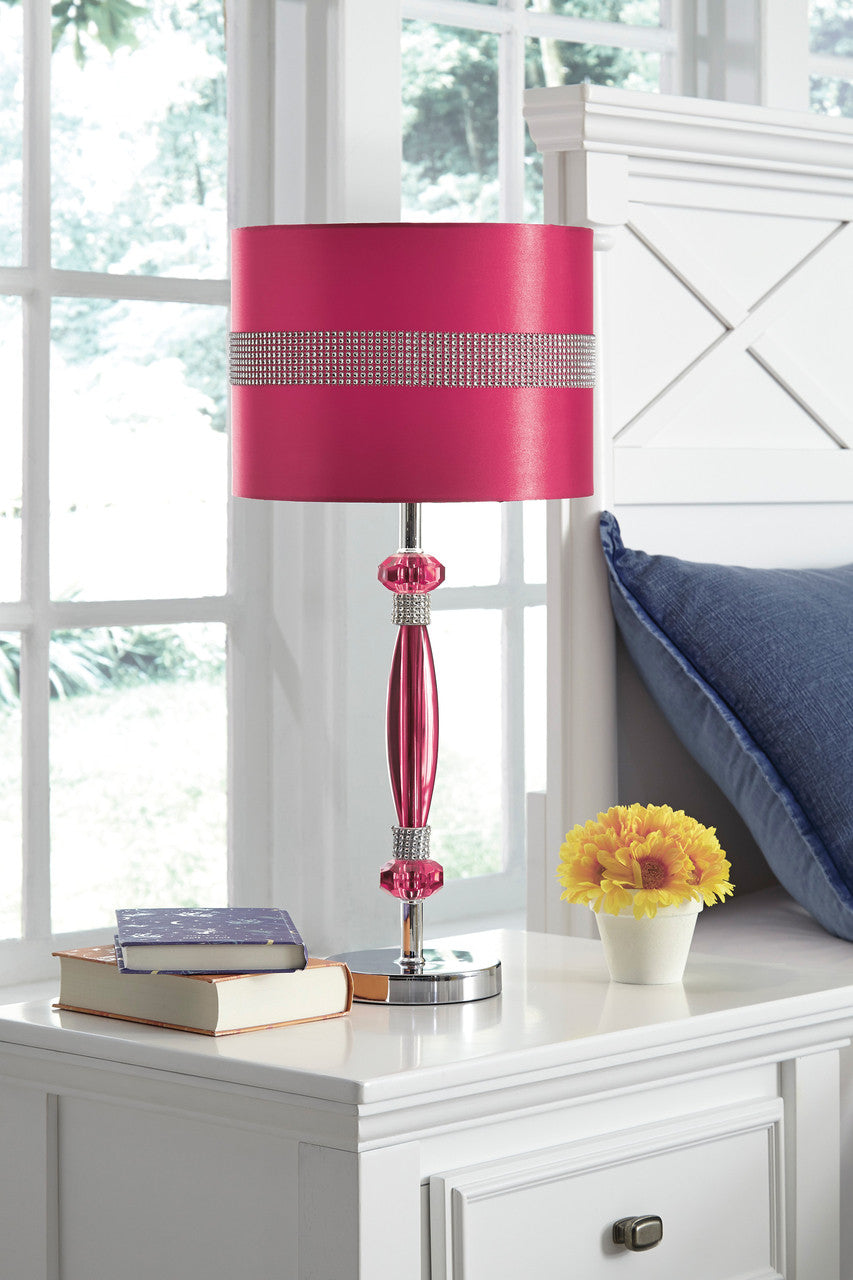 Dazzle Pink Table Lamp
