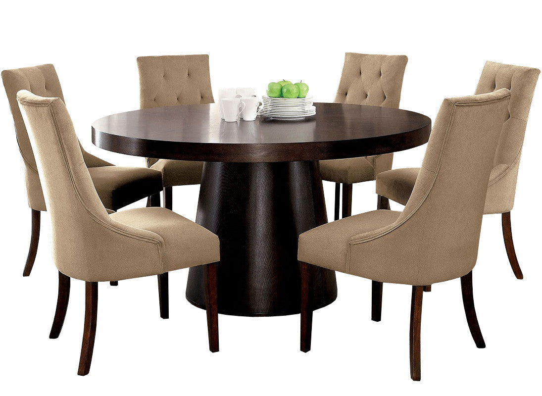 Deborah Wingback 7 Piece Dining Set