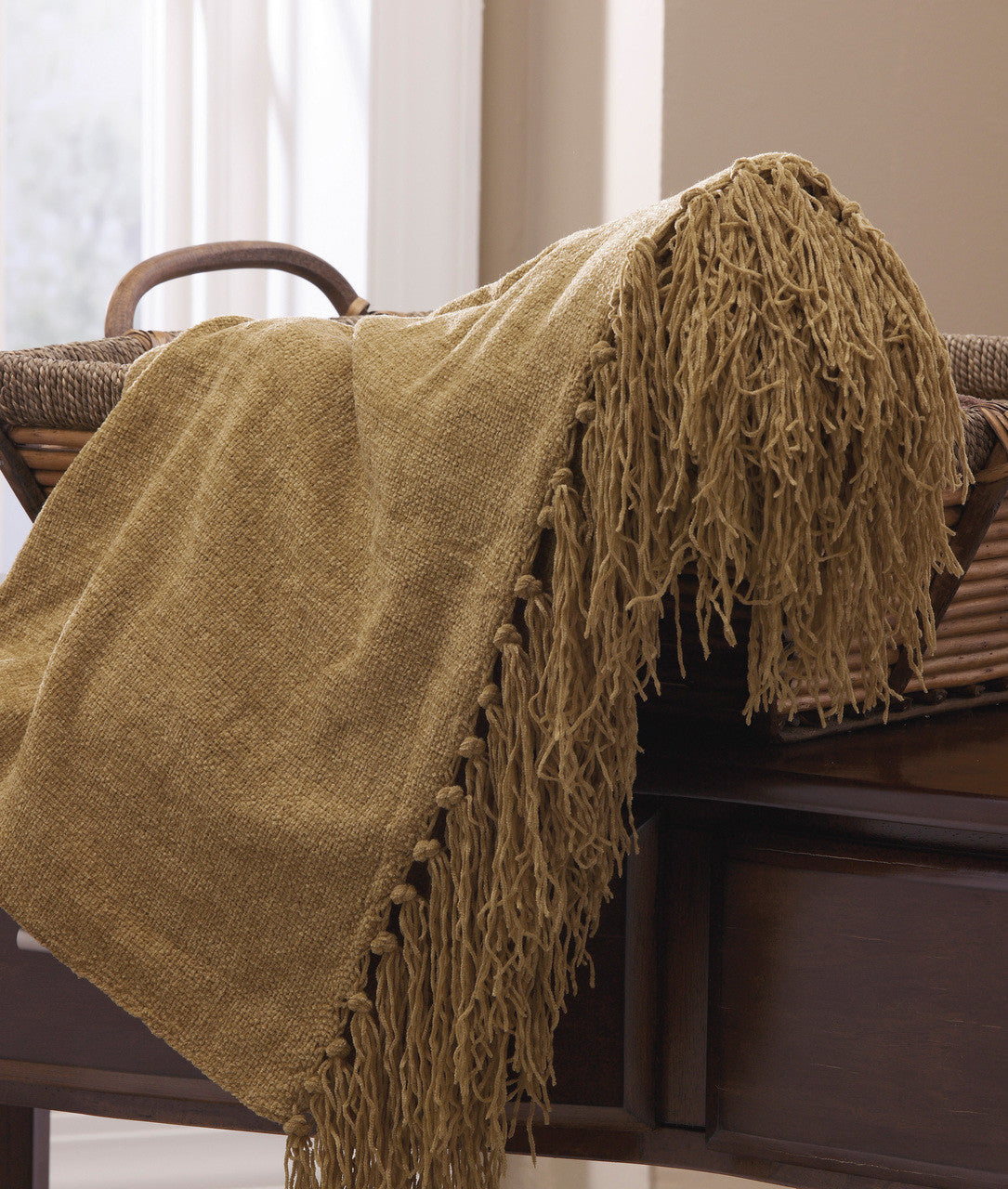 Delia Bronze Decorative Throw