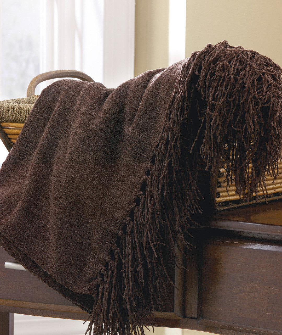 Delia Brown Decorative Throw