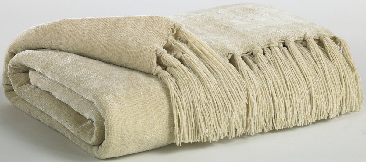 Delia Cream Decorative Throw