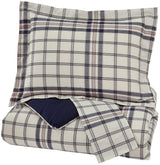 Derick Plaid Comforter Set