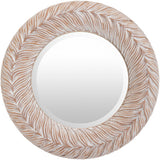 DHARMA 18" Tan Wall Mirror