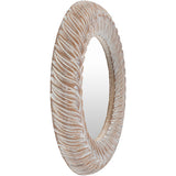 DHARMA 18" Tan Wall Mirror