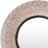 DHARMA 18" Tan Wall Mirror