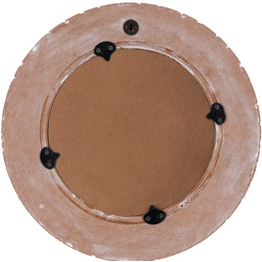 DHARMA 18" Tan Wall Mirror
