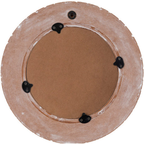 DHARMA 18" Tan Wall Mirror