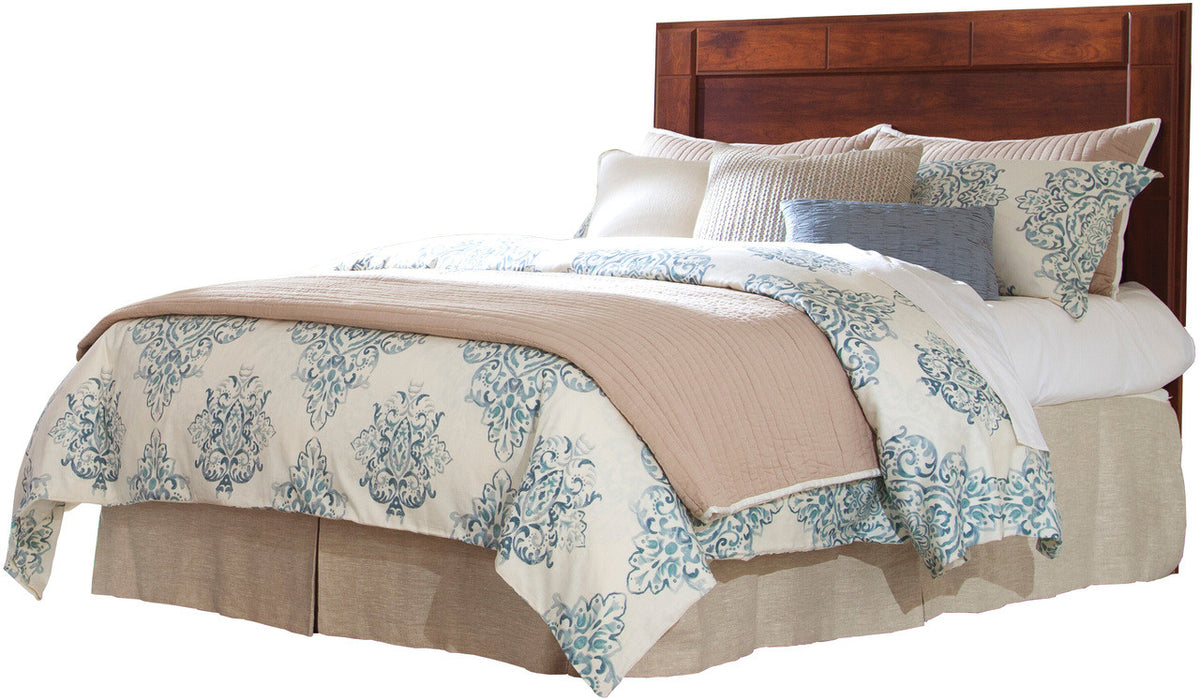 Dominic Brown Panel Headboard Bed