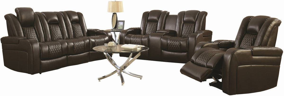 DOYLE Powered Reclining Sofa & Loveseat with USB Port