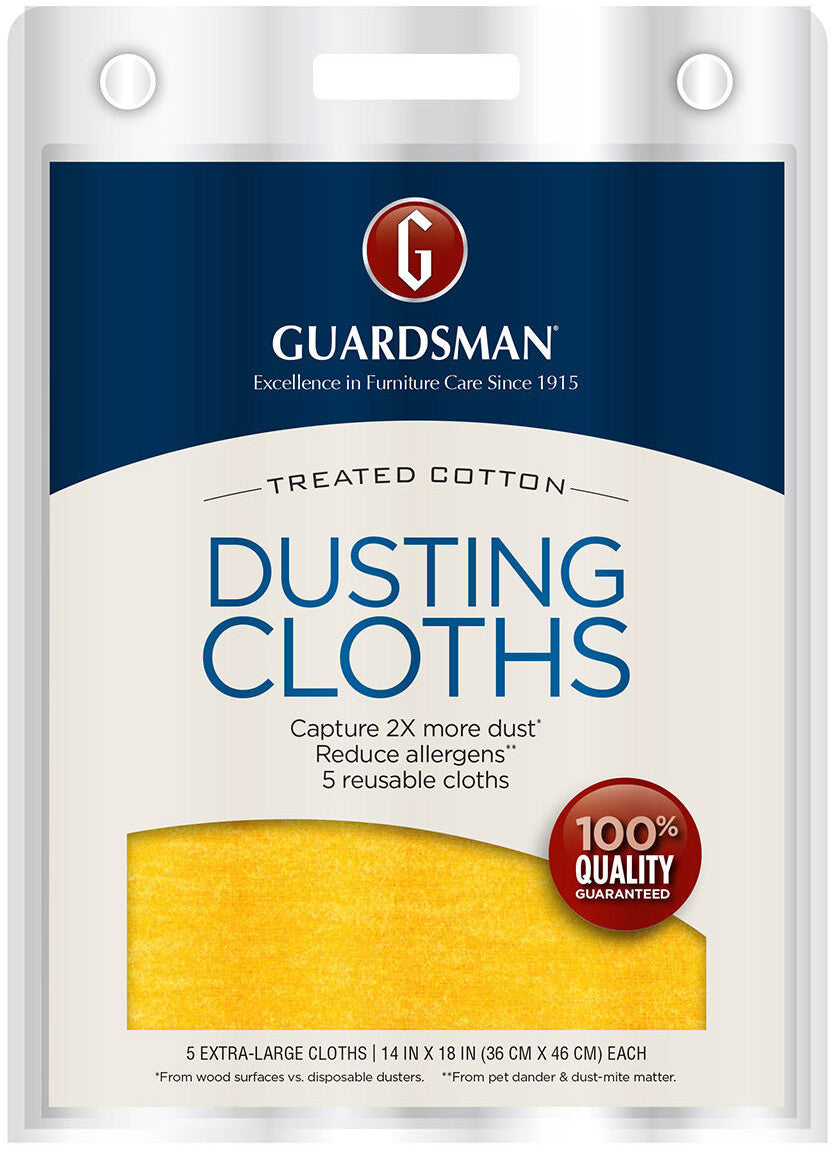 Treated Cotton Dusting Cloth, 5 count