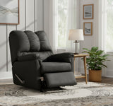 EDELINE Black Microfiber 33" Wide x 42" Height Rocker Recliner
