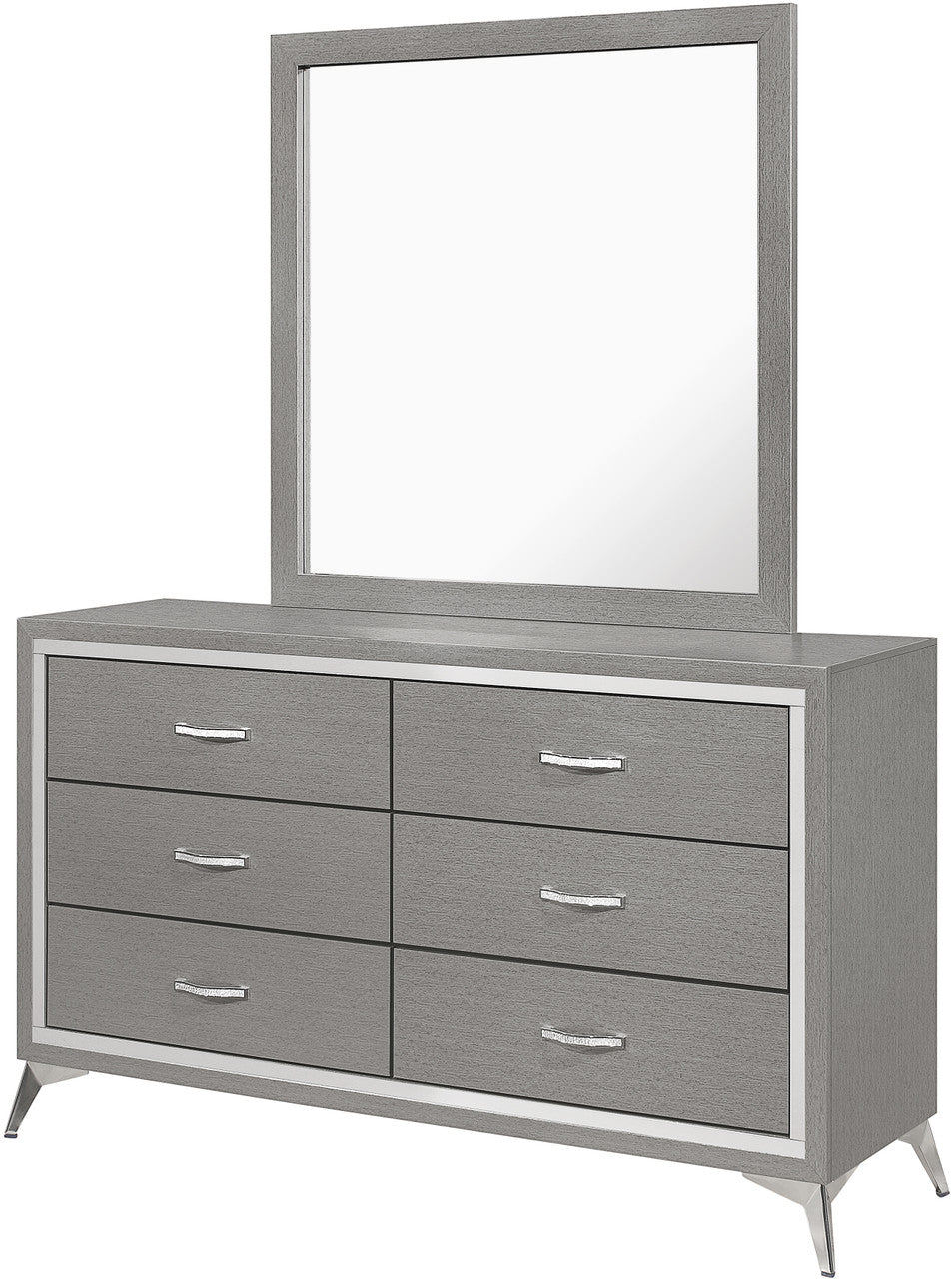 ELEINA Blue Velvet Bedroom Set