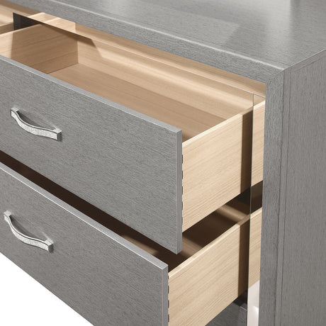 ELEINA Silver 22" Wide Night Stand