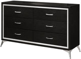 ELEINA Black 58" Wide x 34" Height Dresser