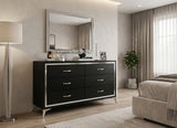 ELEINA Black 58" Wide x 34" Height Dresser