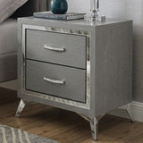 ELEINA Silver 22" Wide Night Stand