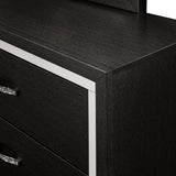 ELEINA Black 58" Wide x 74" Height Dresser & Mirror
