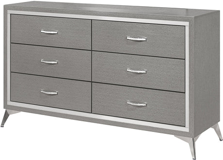 ELEINA Silver 58" Wide x 34" Height Dresser